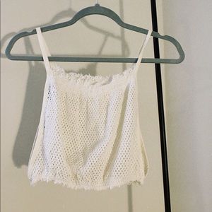 Woven Urban Outfitters Crop Top